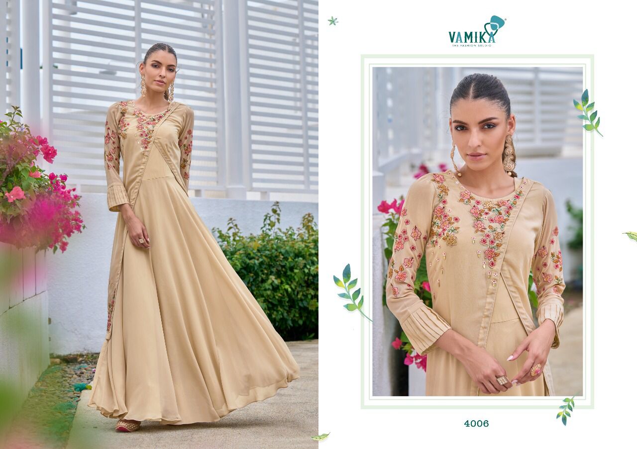 Vamika Sofiyan Festive Wear Wholesale Gown Collection